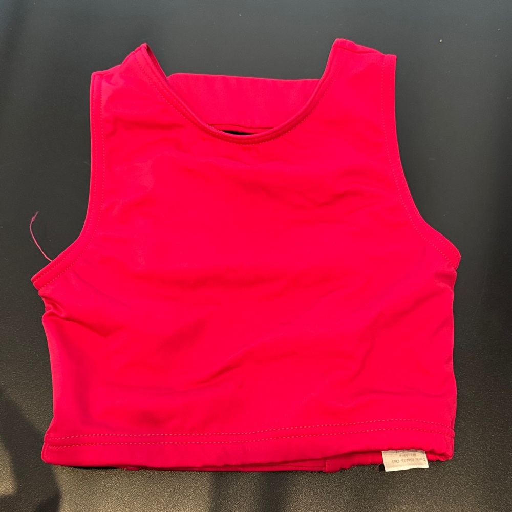 Red girls dance top